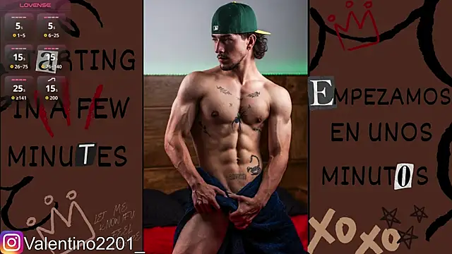 Snapshot of Valentino_Xander chatting on 16, 7, 2026 Valentino Xander online show from 16, 7, 2026