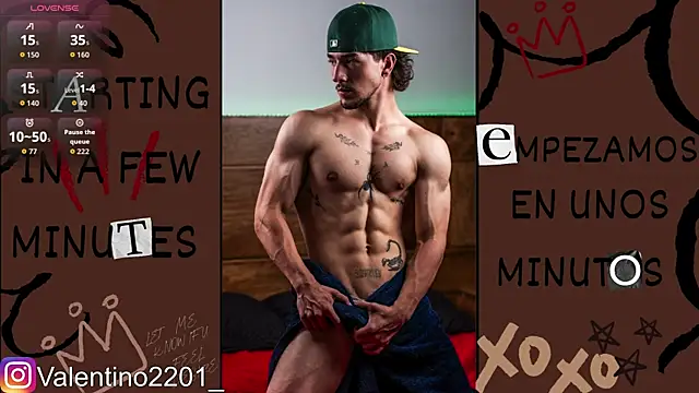 Snapshot of Valentino_Xander chatting on 17, 7, 2026 Valentino Xander online show from 17, 7, 2026