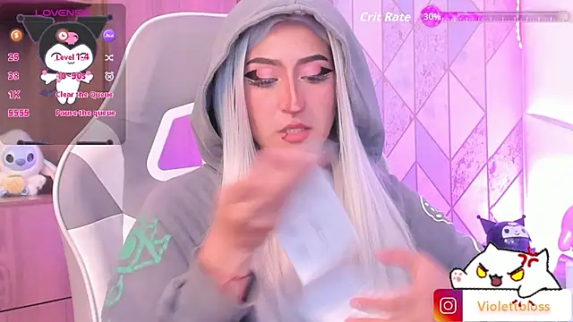 Violettbloss online show from 19, 2, 2026