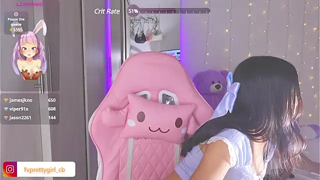 Snapshot of urfavprettygirl chatting on 19, 3, 2025 urfavprettygirl online show from 19, 3, 2025