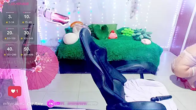 MilkyXSakura online show from 2, 2, 2025