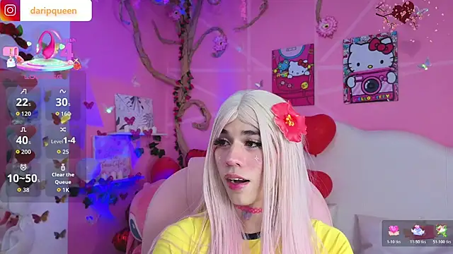 DaripQueen online show from 23, 2, 2026