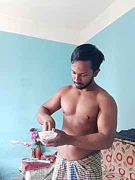 Snapshot of HunkyAriyan chatting on 27, 2, 2025 HunkyAriyan online show from 27, 2, 2025