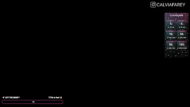 Snapshot of calviafarey chatting on 10, 9, 2025 calviafarey online show from 10, 9, 2025