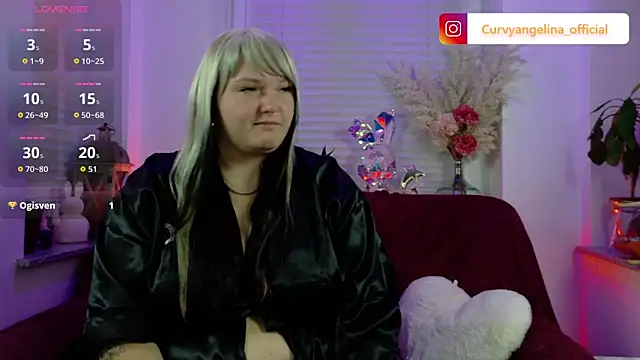 CurvyAngelina Official online show from 7, 10, 2025