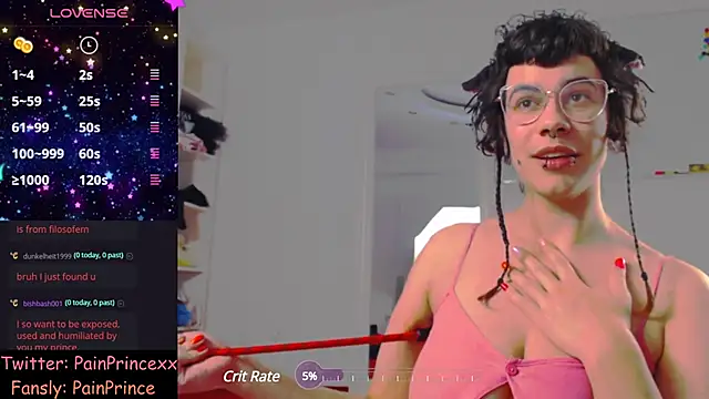Snapshot of pain_princee chatting on 7, 12, 2024 pain princee online show from 7, 12, 2024
