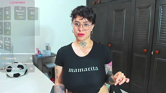 Snapshot of KatInk chatting on 17, 2, 2025 KatInk online show from 17, 2, 2025