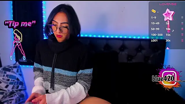 Skyler  blue4 online show from 6, 12, 2024