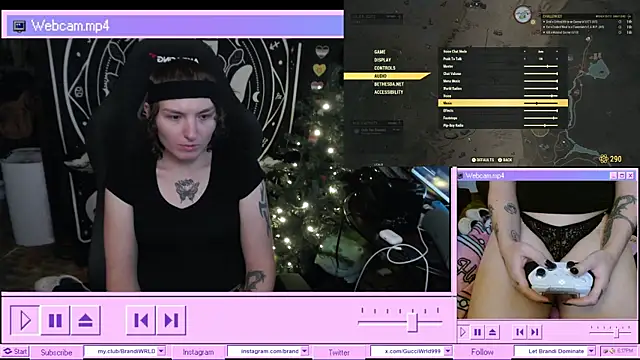 BrandiWRLD 999 online show from 12, 1, 2025