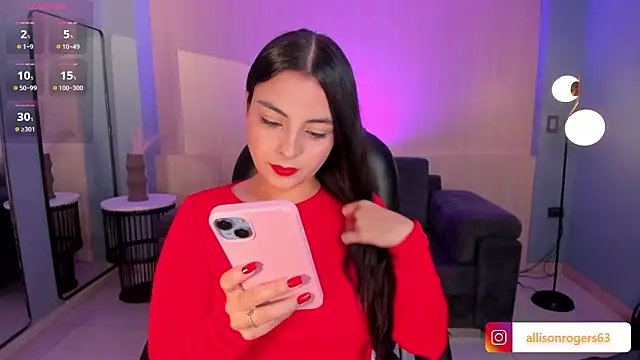 Snapshot of AllisonRogersX chatting on 15, 2, 2026 AllisonRogersX online show from 15, 2, 2026