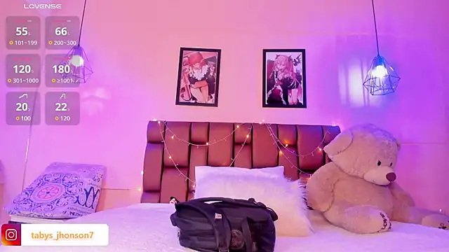 TabyJhonson online show from 12, 2, 2025