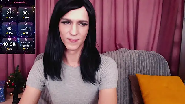  CRYSTAL tgirl online show from 23, 12, 2024