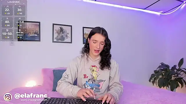 Snapshot of elafranco_ chatting on 18, 1, 2026 elafranco online show from 18, 1, 2026