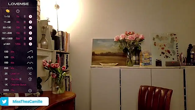 Snapshot of MissTheaCamille chatting on 23, 3, 2025 MissTheaCamille online show from 23, 3, 2025