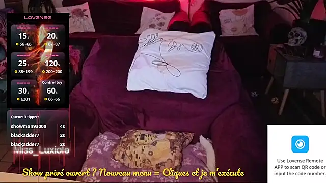 Miss luxiole online show from 22, 10, 2025