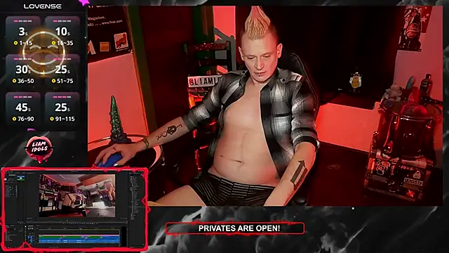 LiamIdols online show from 23, 1, 2025