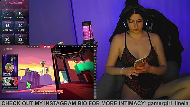 Gamergirl-Linela online show from 23, 2, 2026