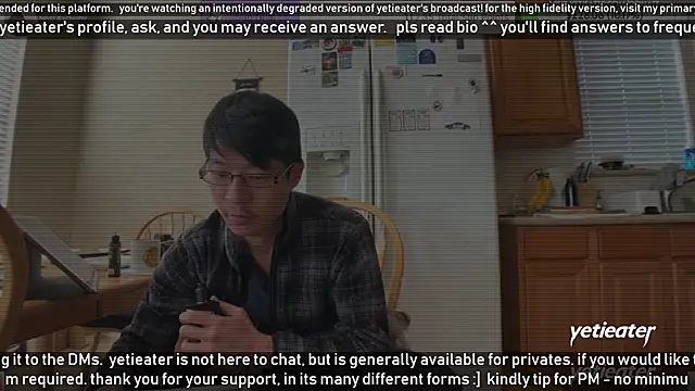 Snapshot of yetieater chatting on 7, 1, 2025 yetieater online show from 7, 1, 2025