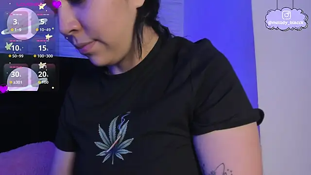 Melody Black  online show from 18, 12, 2025