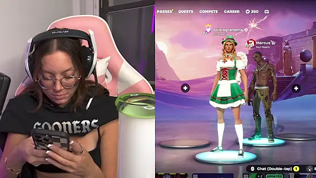 SpaceCowWhore online show from 10, 10, 2025