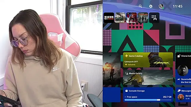 SpaceCowWhore online show from 14, 10, 2025