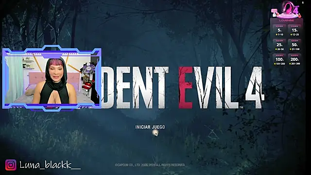 Luna blackk online show from 12, 4, 2026