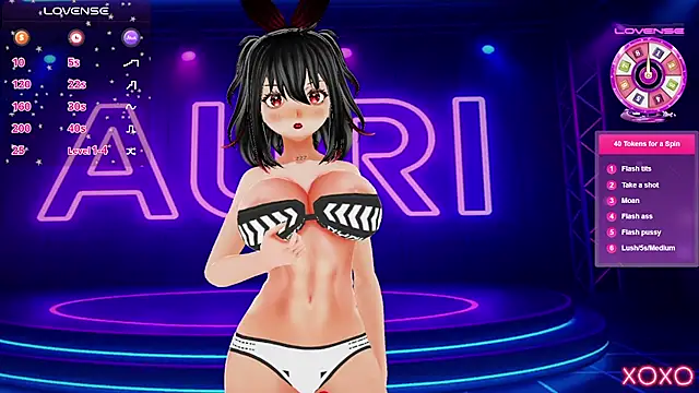 Auri Hikaru online show from 21, 10, 2025