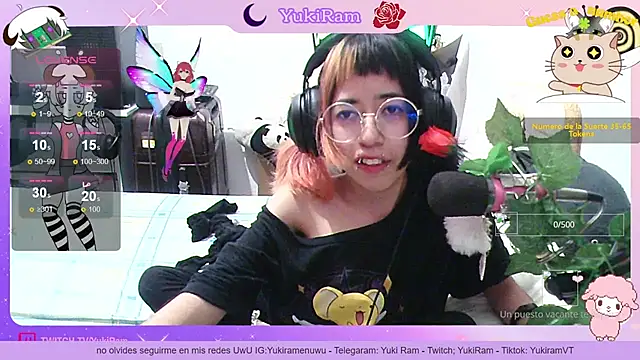 Snapshot of YukiRam chatting on 10, 9, 2025 YukiRam online show from 10, 9, 2025