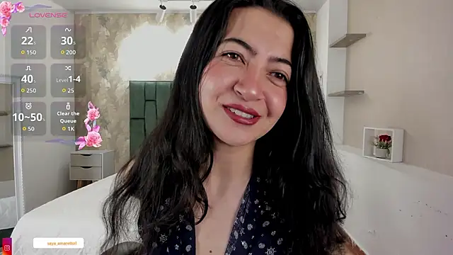 Saya Amaretto1 online show from 16, 2, 2026