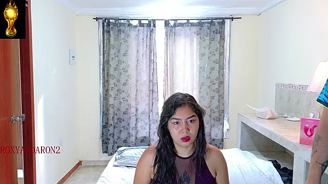 Snapshot of RoxyandAron2 chatting on 21, 6, 2026 RoxyandAron2 online show from 21, 6, 2026