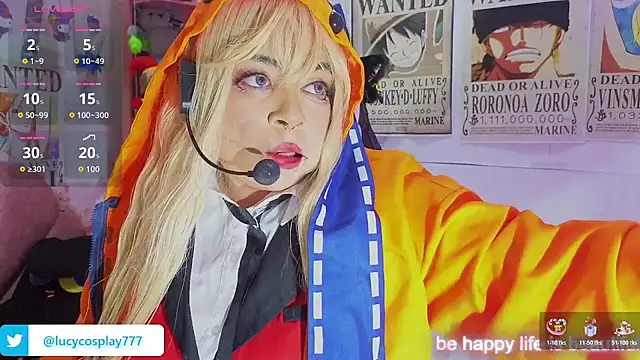 Lucycosplay777 online show from 27, 5, 2026