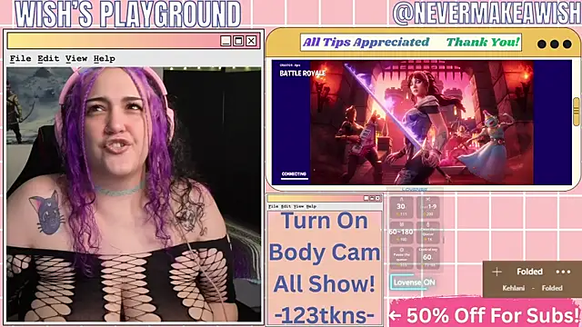 nevermakeawish online show from 12, 4, 2026