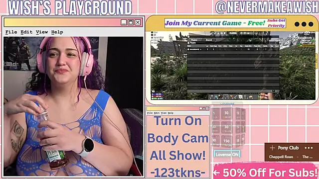 nevermakeawish online show from 16, 4, 2026