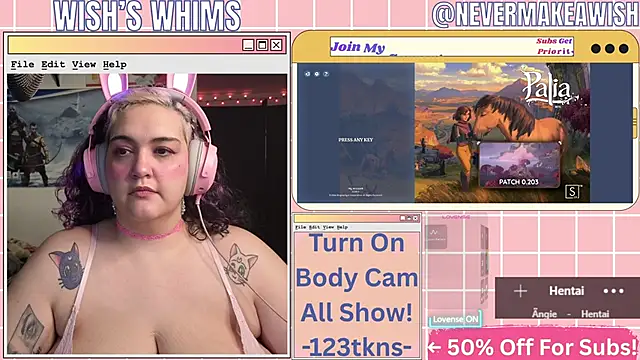 Snapshot of nevermakeawish chatting on 30, 6, 2026 nevermakeawish online show from 30, 6, 2026
