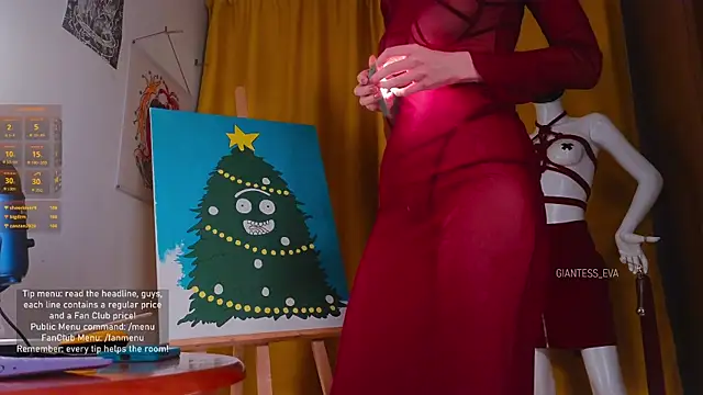 Giantess Eva online show from 13, 12, 2025