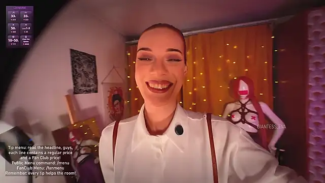 Giantess Eva online show from 23, 2, 2026