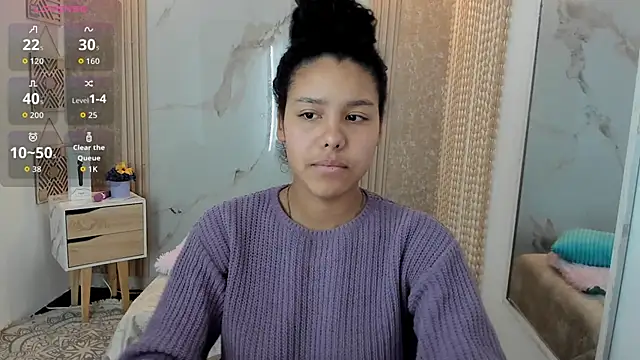 Snapshot of AriaVega chatting on 1, 2, 2026 AriaVega online show from 1, 2, 2026