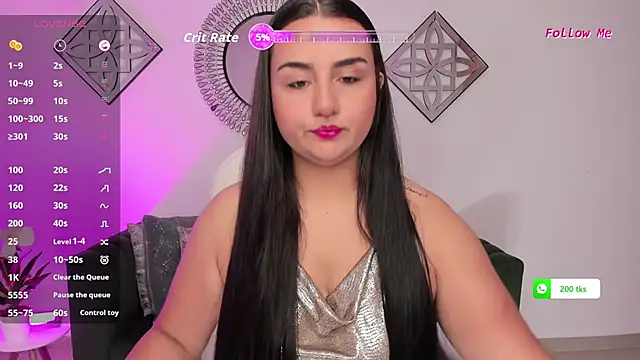 Gabriella evans  online show from 15, 10, 2025