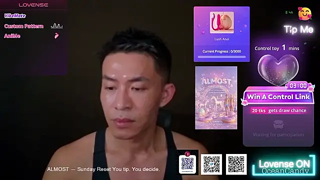 OceanCandy online show from 18, 1, 2026