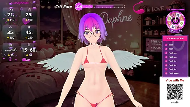 Muse Daphne online show from 12, 2, 2026