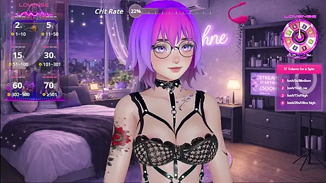 Muse Daphne online show from 24, 2, 2026