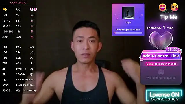 OceanCandy9 online show from 11, 1, 2026