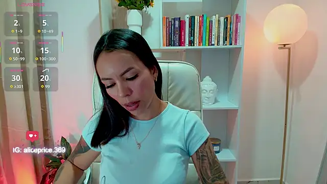 Alice Price  online show from 23, 7, 2026