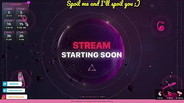 Snapshot of TheLovelyCandi chatting on 3, 3, 2026 TheLovelyCandi online show from 3, 3, 2026