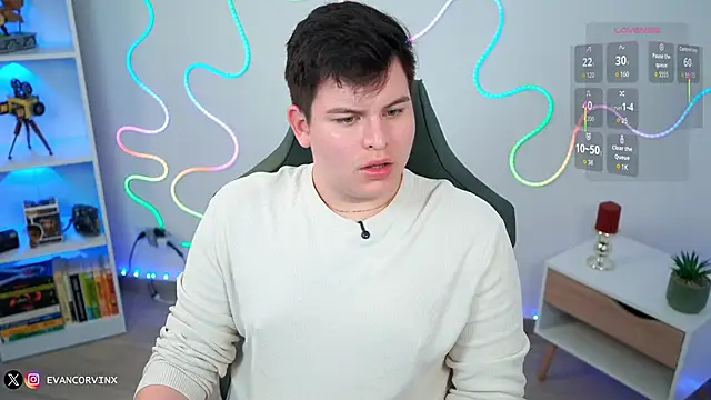 Snapshot of EvanCorvinx chatting on 2, 3, 2026 EvanCorvinx online show from 2, 3, 2026