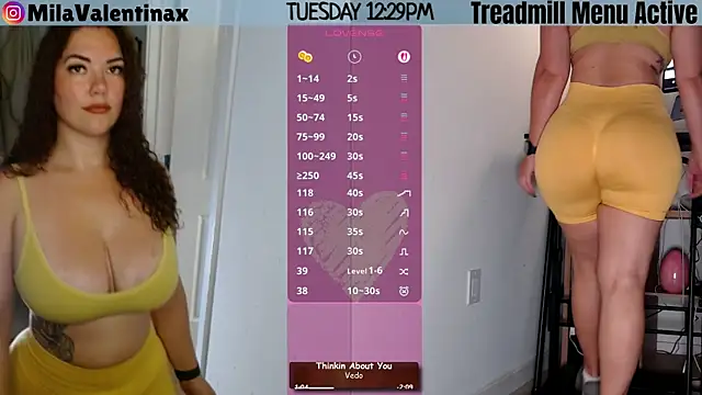 MilaValentina online show from 31, 3, 2026