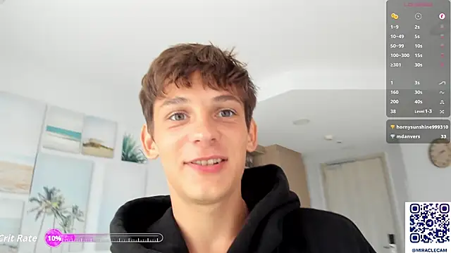 Snapshot of MiracleCam chatting on 10, 10, 2025 MiracleCam online show from 10, 10, 2025