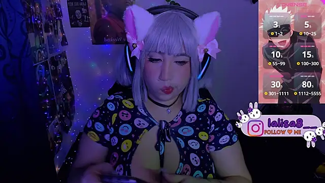 Snapshot of lalisa8 chatting on 11, 1, 2025 lalisa8 online show from 11, 1, 2025