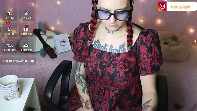 Snapshot of Ginger_Stay chatting on 4, 2, 2025 Ginger Stay online show from 4, 2, 2025