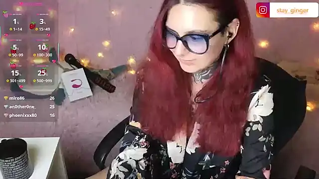 Snapshot of Ginger_Stay chatting on 6, 2, 2025 Ginger Stay online show from 6, 2, 2025